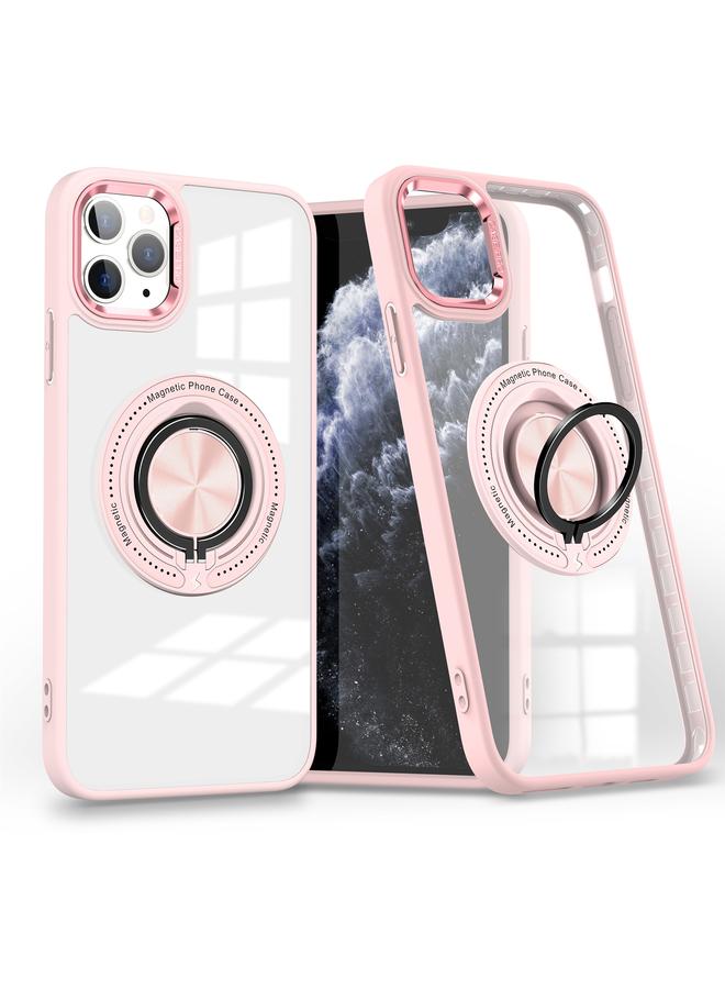 S-TOP Case For iPhone 11 Pro Magnetic Rotating Ring Holder Phone Case - Image 1