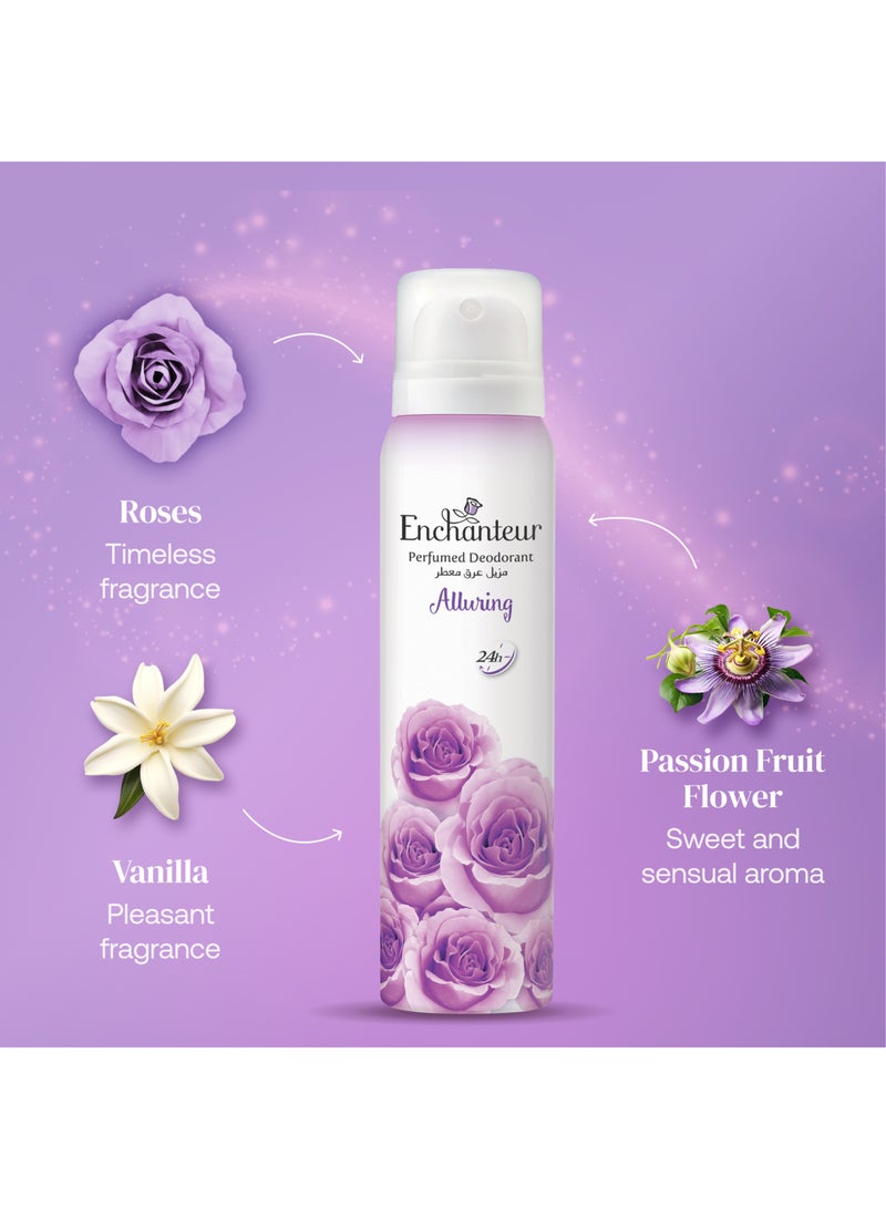 Enchanteur Alluring Perfumed Deodorant With Odour Protection - Image 2