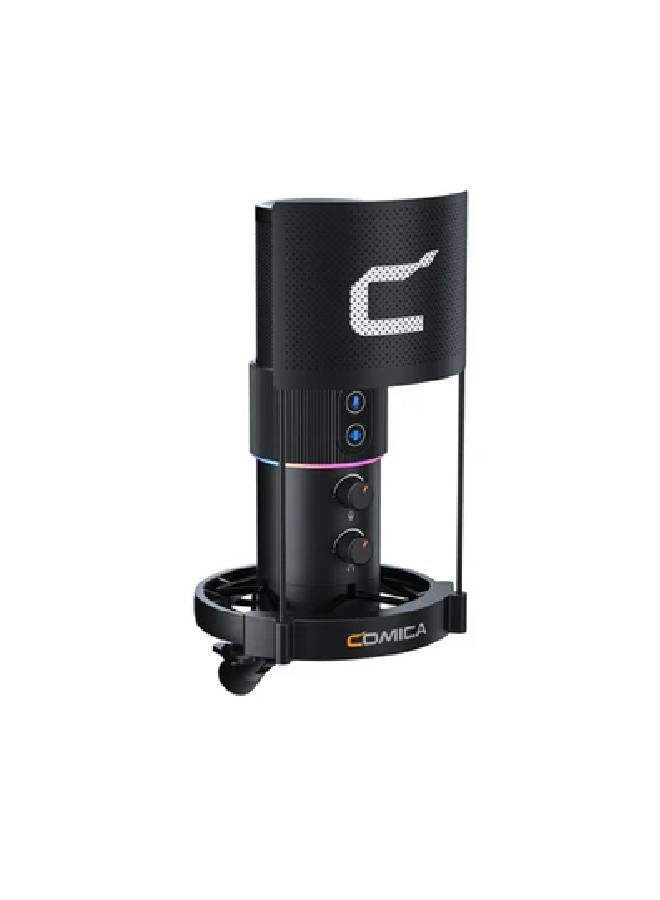 كوميكا طقم ميكروفون كوميكا STA-U2D RGB مكثف قلبي USB - Image 3