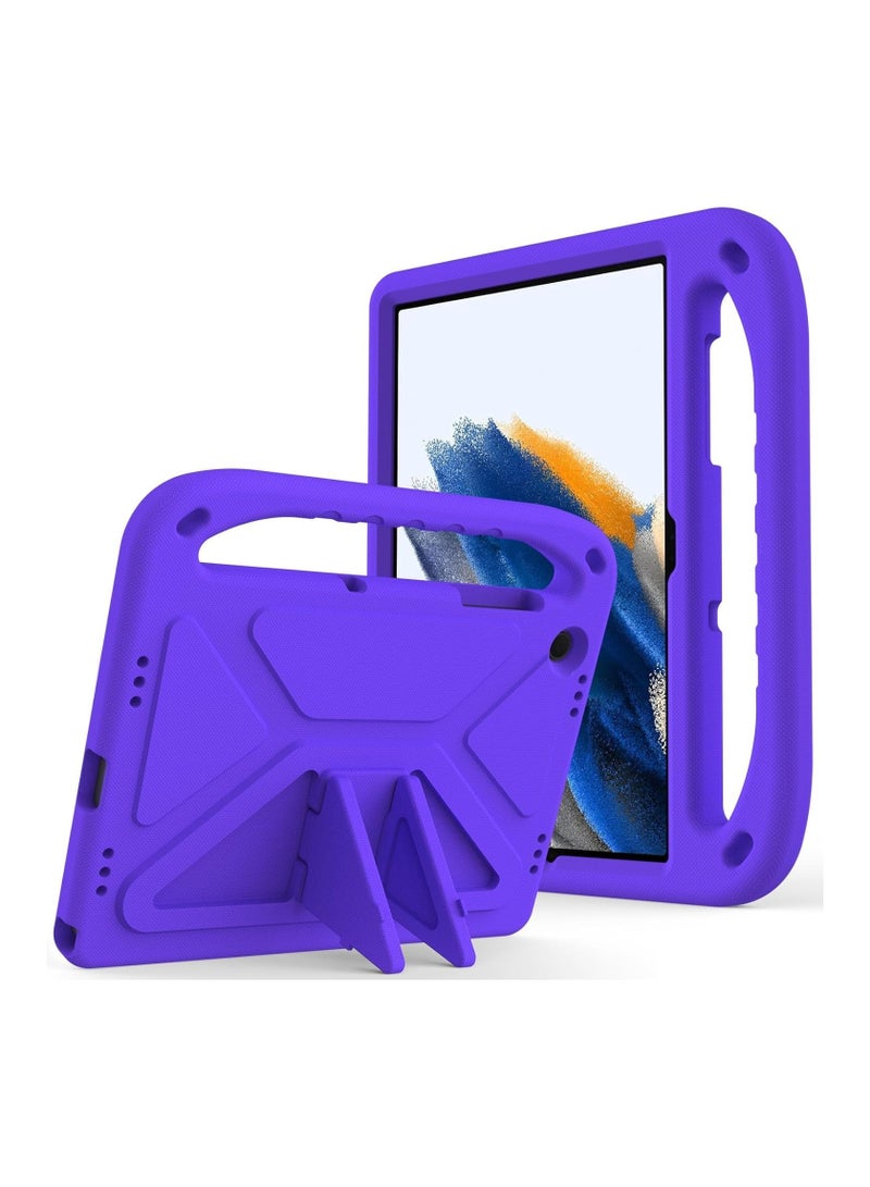 VKL Case Compatible with Samsung Galaxy Tab A9 8.7in (2023) SM-X210/216B Kids Case, Lightweight EVA Kid Friendly Shockproof Protective Case, Handle Stand Heavy Duty Tablet Cover (Purple) - Image 1