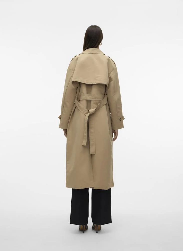 VERO MODA Starps Pocket Knitted Trench Coat