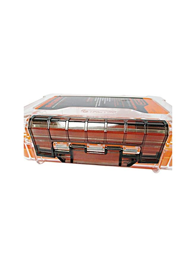 PROMASS promass Field Box Waterproof Case, Large, Dry Box with Wrist Strap for Boat, Kayak, and Camping, Outdoor Gear Storage, Clear/Orange, Size: 23W x 15D x 6.8H cm- 320072  - Image 2