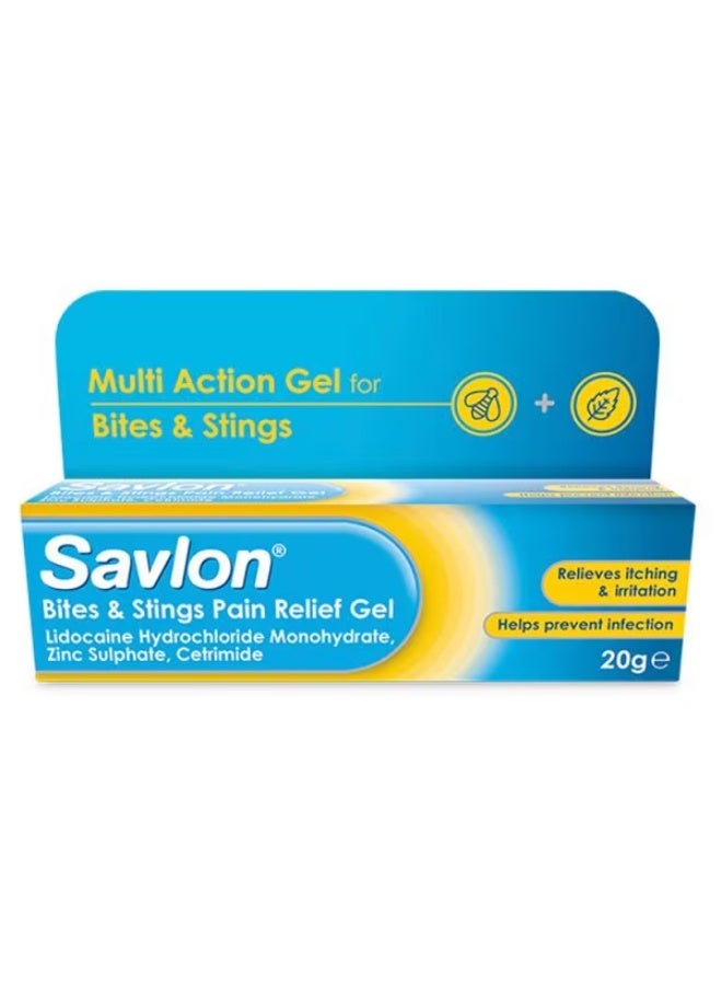 Savlon Bites & Stings Pain Relief Gel, 20g - Image 1