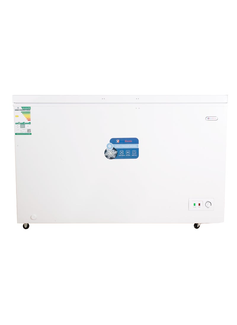 SmartElectric Smart Electric 380 Lt Chest Freezer, Air Cooling , Easy to Move, Led Light, Lock Key  - Image 1
