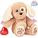CozyWorld Heartbeat Puppy Recordable Dog Stuffed Animals 30 sec Heart Voice Recorder Plush Toy Stuffed Animal Soft Fuzzy Doll Gifts Messages Playback for Kids Birthday Childrens Day - Image 2