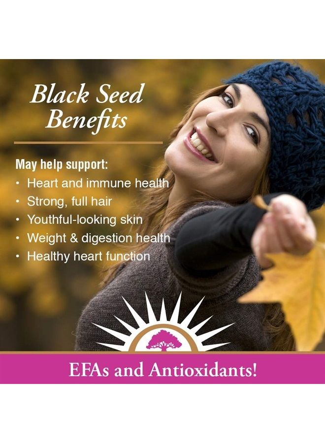 Black Seed Oil | 3% Thymoquinone | Pure & Cold Pressed | Healthy Heart, Digestion, Immune, Metabolism, Hair & Skin Support | 1 oz