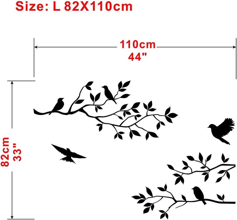 bpa Branch Wall Decal - Birds Trees Wall Sticker - Image 5