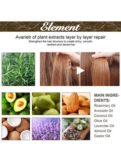 EELHOE Rosemary Hair Growth oil Hair Essential Oil Protection & Treatment Plant-based natural hair growth oil suitable for dry, Damaged and thin hair 60ml Suitable for both men and women  - Image 3