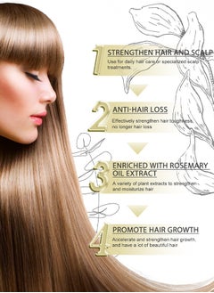 EELHOE Rosemary Hair Growth oil Hair Essential Oil Protection & Treatment Plant-based natural hair growth oil suitable for dry, Damaged and thin hair 60ml Suitable for both men and women  - Image 5