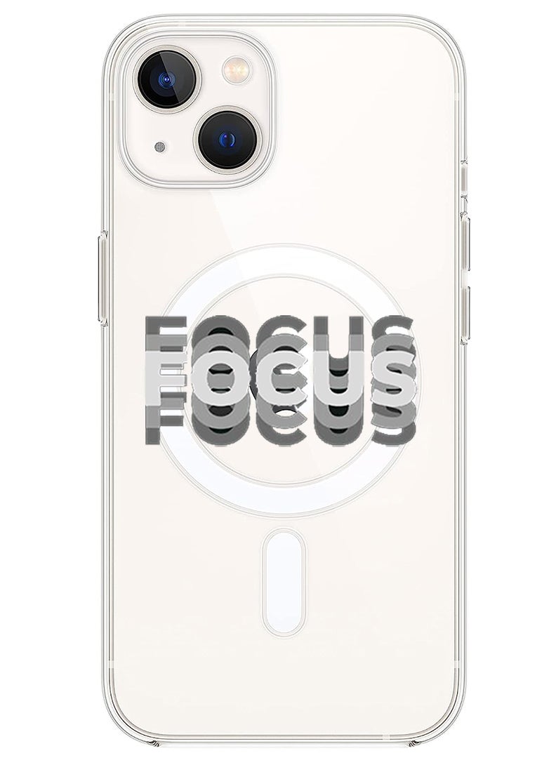 Theodor Magnetic Case for iPhone 14 Plus 6.7-inch Compatible with MagSafe Wireless Charging, Shockproof Phone Bumper Cover Focus copy - Image 1