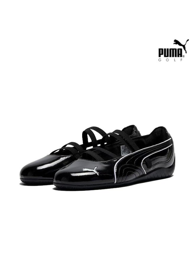 Puma SGB Speedcat Ballet Flats for Women | Glossy Black | Comfort Shoes - Image 2