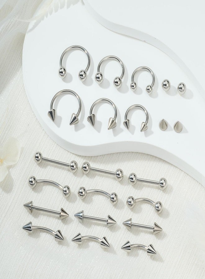 D.Bella 60pcs 316L Surgical Steel Replacement Balls Body Jewelry Piercing Barbell Parts 14G 5mm Balls for Women Men - Image 5
