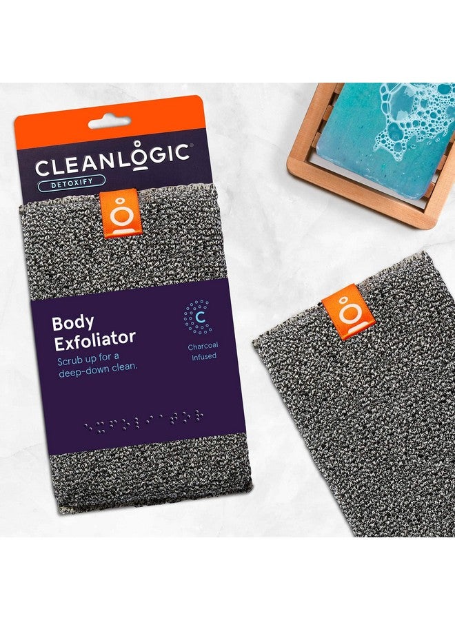 cleanlogic Leanlogic Detox Purifying Charcoal Body Scrubber 1 Count - Image 3