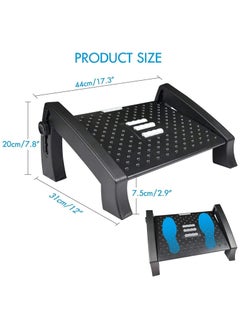 RATSAW Under Desk Footrest With Massage Surface Foot Rest Ergonomic Adjustable Foot Stool Stand With Firm Non Slip Legs  - Image 3