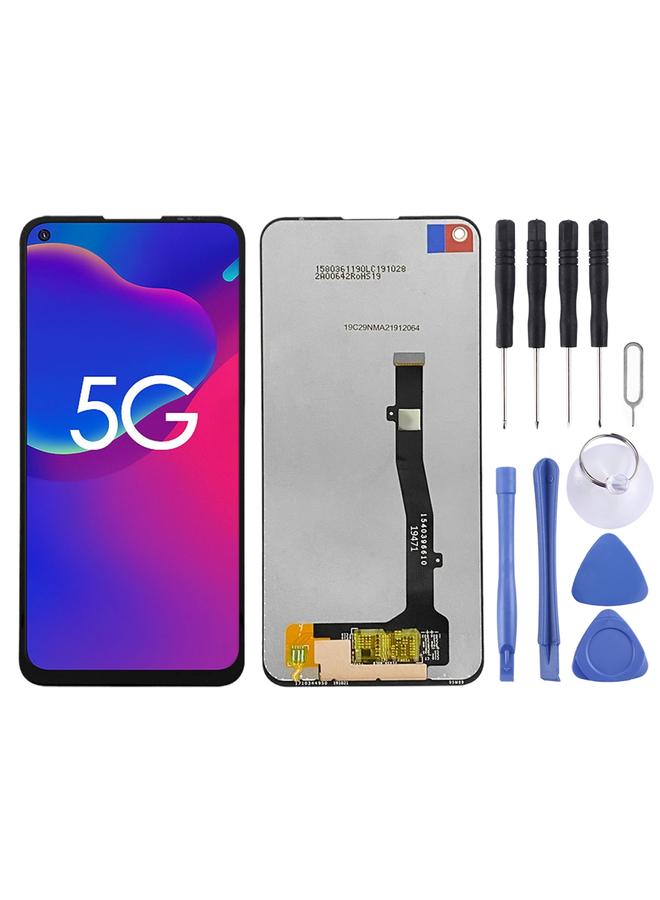 erorex Replacement OEM LCD Screen for ZTE Axon 11 SE 5G 9000N with Digitizer Full Assembly Black - Image 1