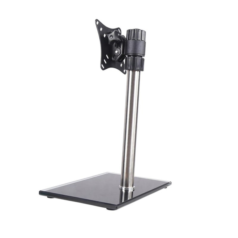 Adjustable Monitor Stand Mount for LCD Screens with Height and Angle Adjustment for Space Saving - Image 2