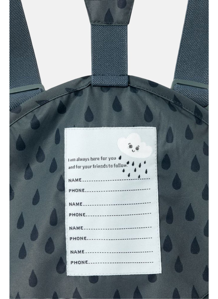 Tchibo Toddlers Girl Allover Printed Rain Pants, Grey  - Image 4