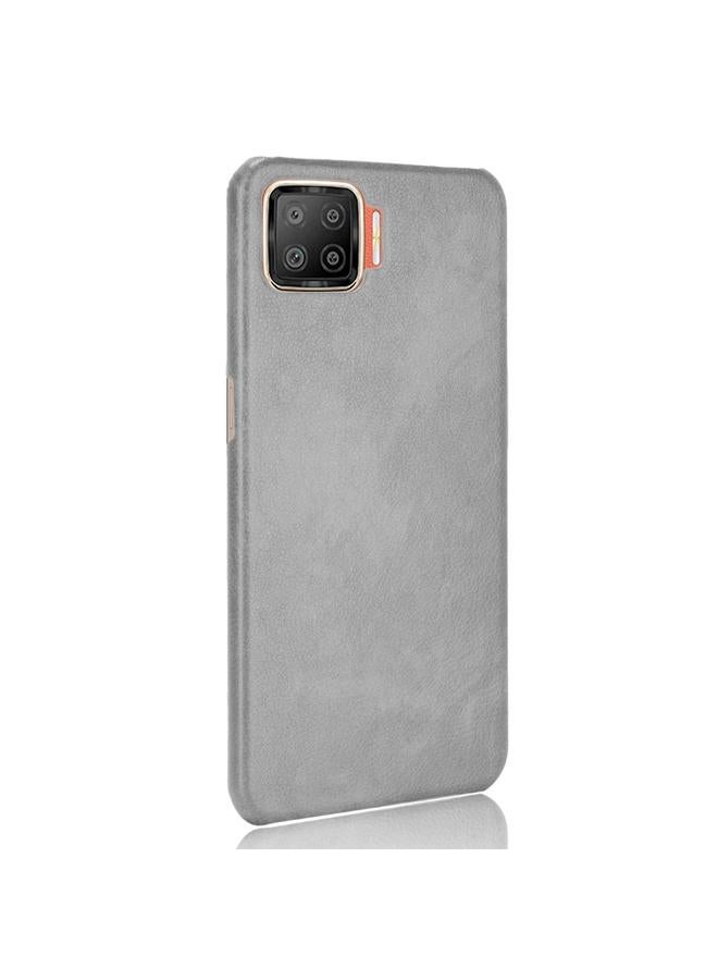 اس-توب جراب لهاتف OPPO F17 / A73 2020 مقاوم للصدمات من مادة الليتشي PC + PU - Image 3