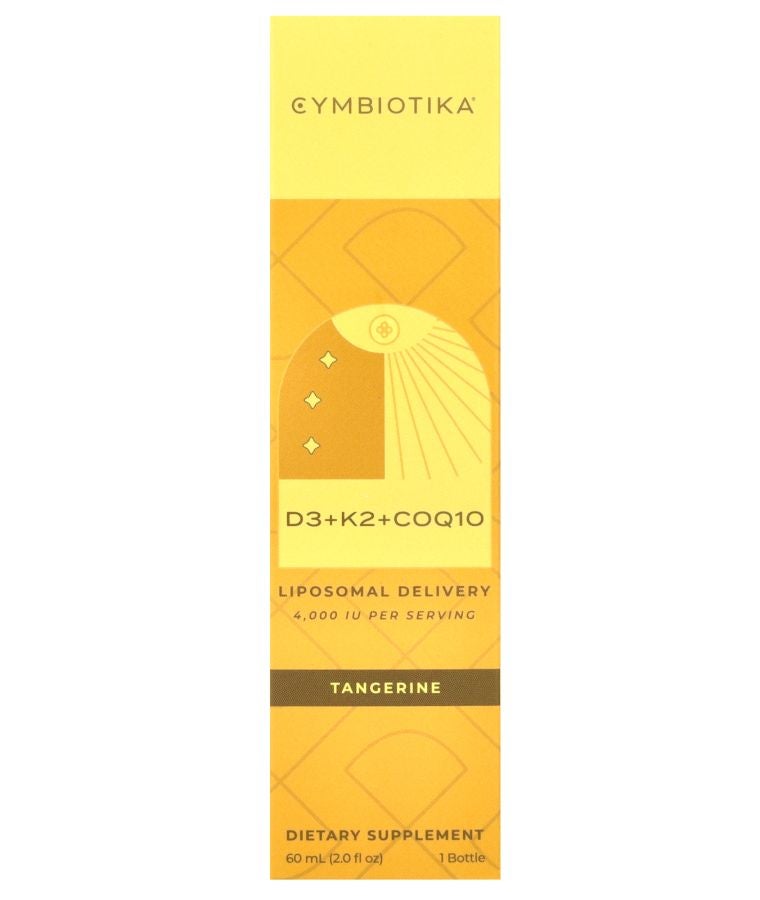 D3+K2+CoQ10 Liposomal Delivery Tangerine 4000 IU 2 fl oz (60 ml)