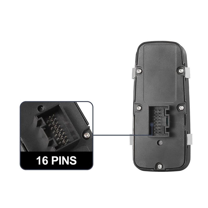 Front Power Window Switch 2011-2025 for Porsche Sports 911 991 718 Boxster Caymen 981 Replacement # 99161315502 99161315502DML - Image 3