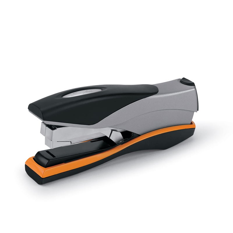 Swingline Stapler, 40 Sheet Capacity, Optima 40, Jam Free, Reduced Effort, Soft Grip, Metal, Orange and Gray (87845) - Image 1