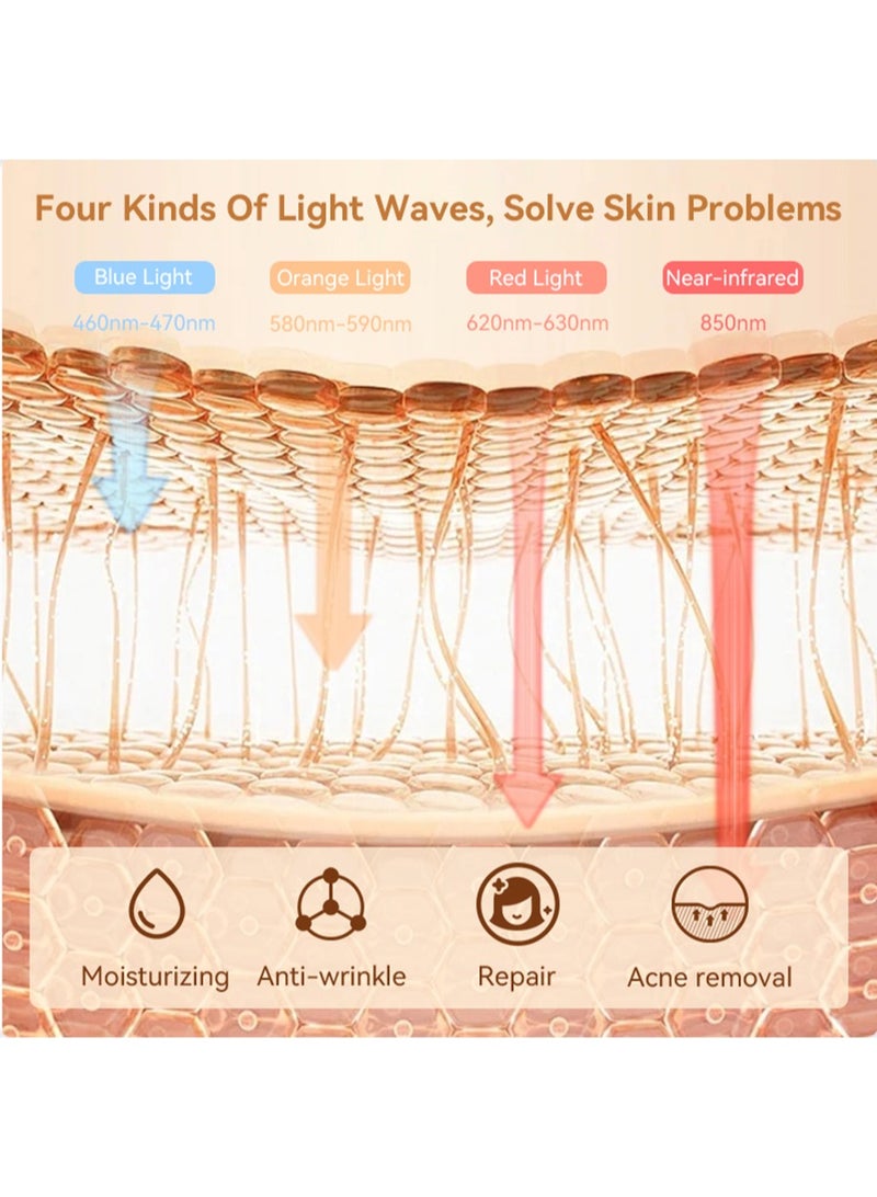 Generic SPALIFT LED Light Therapy Mask | Anti-Aging & Dark Spot Removal | Dual Mode | Wireless & Lightweight | Home Skincare Device  - Image 5