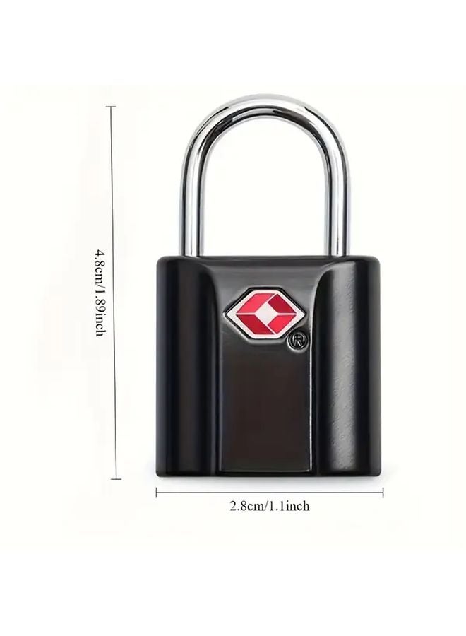 Style1 TSA Approved Luggage Lock With Key Compact Anti Theft Padlock For Travel - Image 4