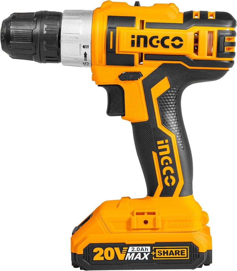 INGCO Lithium-Ion Cordless Drill Cdli20024 - Image 1