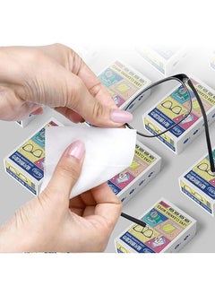 Ocean Glasses Cleaning Wipes, Glasses Wipes 100 pcs, Extra Thick, Pre-moistened And Quick-drying, Individually Wrapped, Suitable For All Types Of Glasses And Electronic Screens  - Image 2