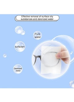 Ocean Glasses Cleaning Wipes, Glasses Wipes 100 pcs, Extra Thick, Pre-moistened And Quick-drying, Individually Wrapped, Suitable For All Types Of Glasses And Electronic Screens  - Image 5