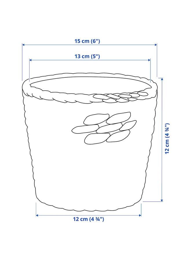 erorex Plant pot, water hyacinth/grey, 12 cm - Image 5