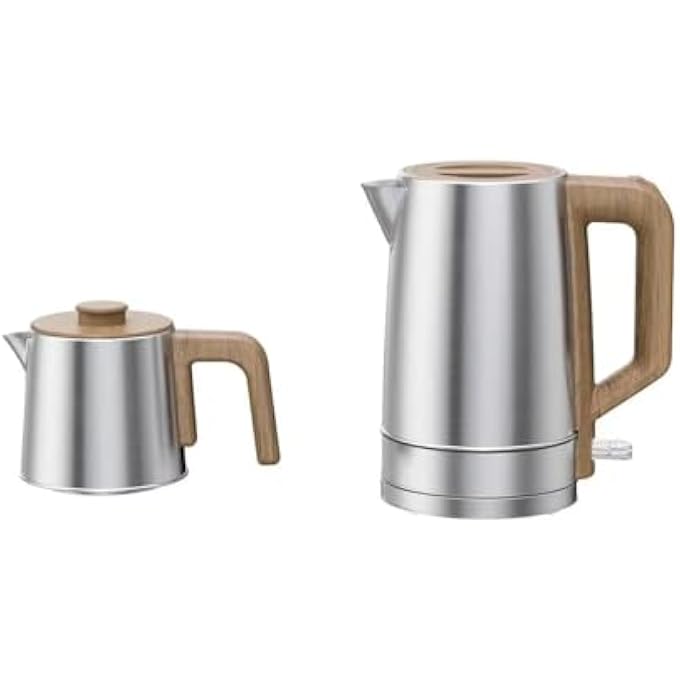rayihni Electric Samovar Tea Maker  Stainless Steel DoubleLayer Kettle 1L2L Capacity Automatic PowerOff Dual Heating For Water  Tea Brewing  Home Kitchen Water Boiler - Image 4