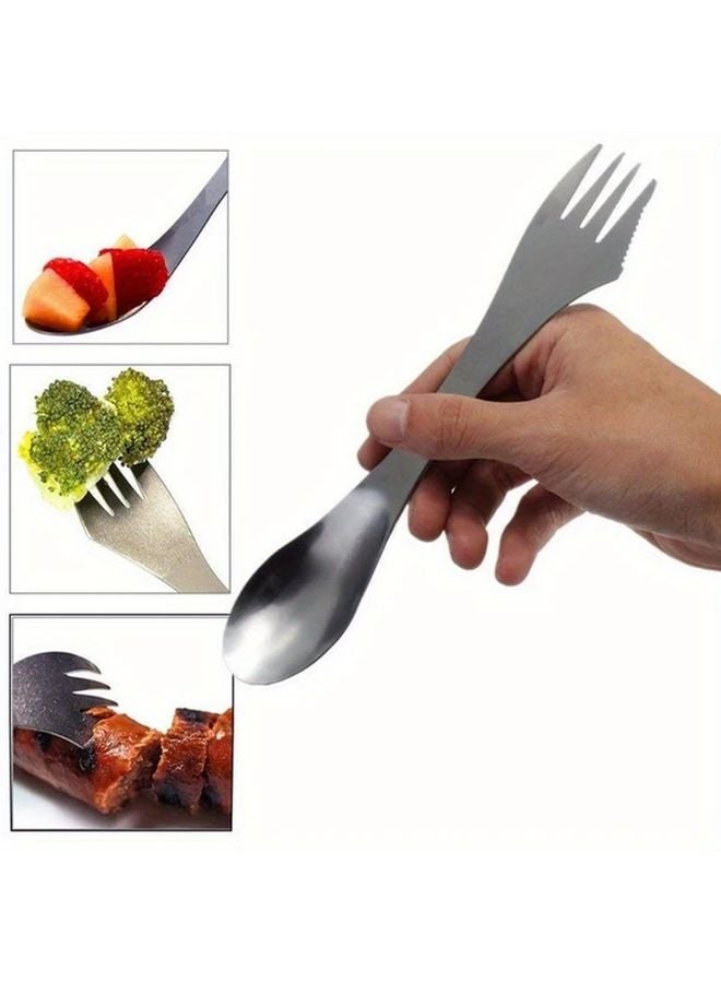 Model 1022 Titanium Spork 3 in 1 Outdoor Utensils Combo Ultimate Cutlery Tableware - Image 5