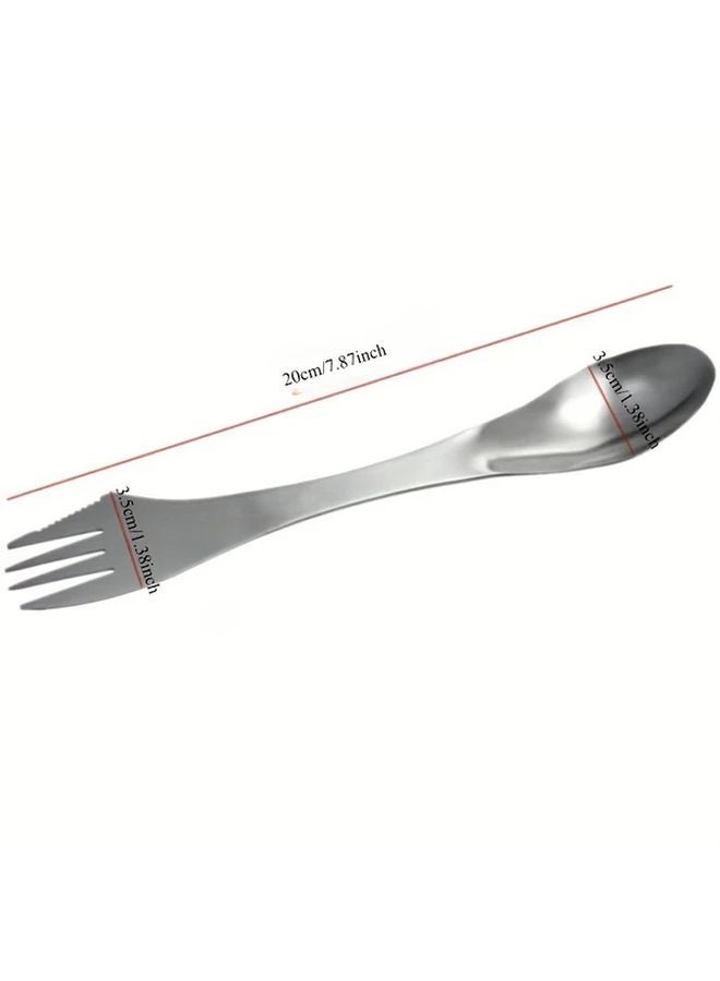 Model 1022 Titanium Spork 3 in 1 Outdoor Utensils Combo Ultimate Cutlery Tableware - Image 3