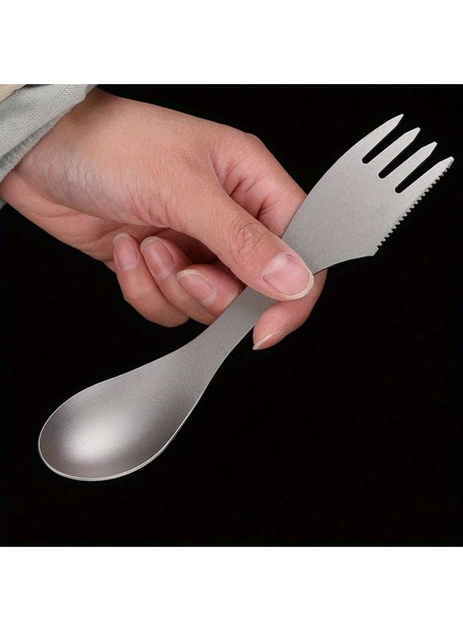 Model 1022 Titanium Spork 3 in 1 Outdoor Utensils Combo Ultimate Cutlery Tableware - Image 4