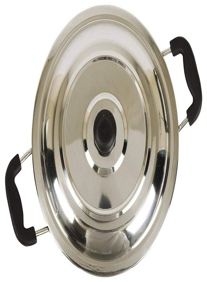 جي دي مقلاة كاداي عميقة غير لاصقة من الألومنيوم مع غطاء من الفولاذ المقاوم للصدأ، أواني طهي متعددة الاستخدامات: مقلاة قلي عميقة، مقلاة كراهي، مقلاة ووك، سعة 2 لتر - Image 4