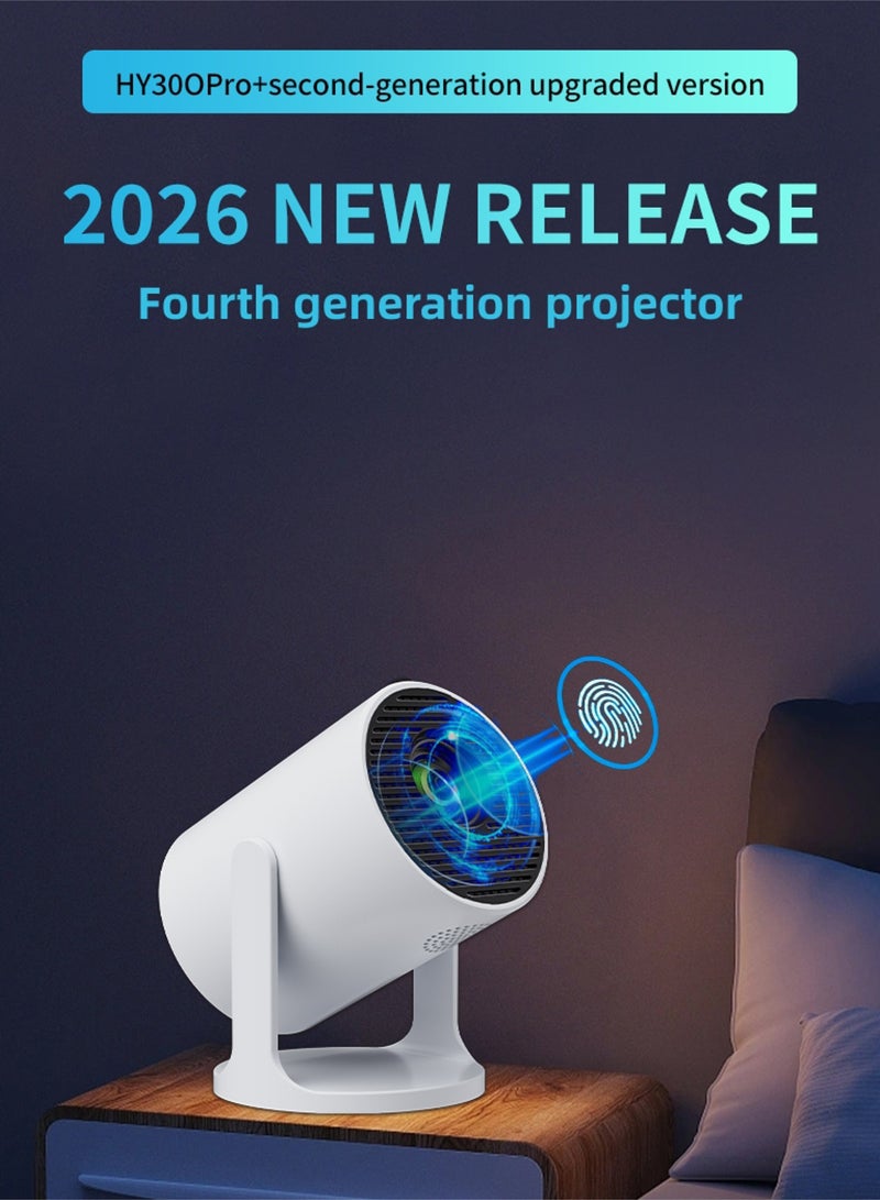 Mi VAZA Short Throw Projector - Powered by Power Bank - Support 4K - 170ANSI Lumen - Portable Projector with Auto Keystone Correction, Android 13, 5G Wifi 6, Bluetooth 5.0 - Mobile Home Theater - Compatible with Android/iOS/Windows/TV Stick/HDMI/USB/Game Controller/Computer/Laptop/Smartphone - Image 2