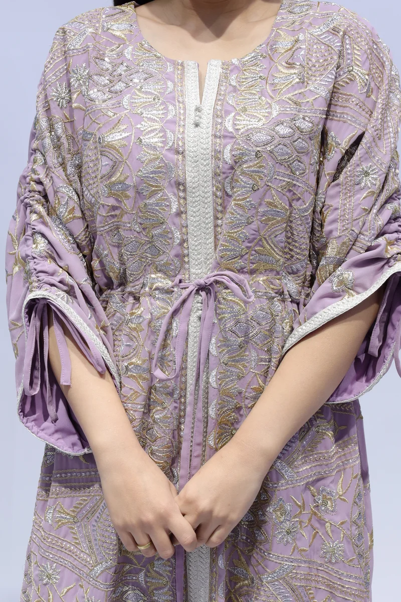 In Love Elegant Cotton Dress with beautiful embroidery – Perfect for Special Occasions