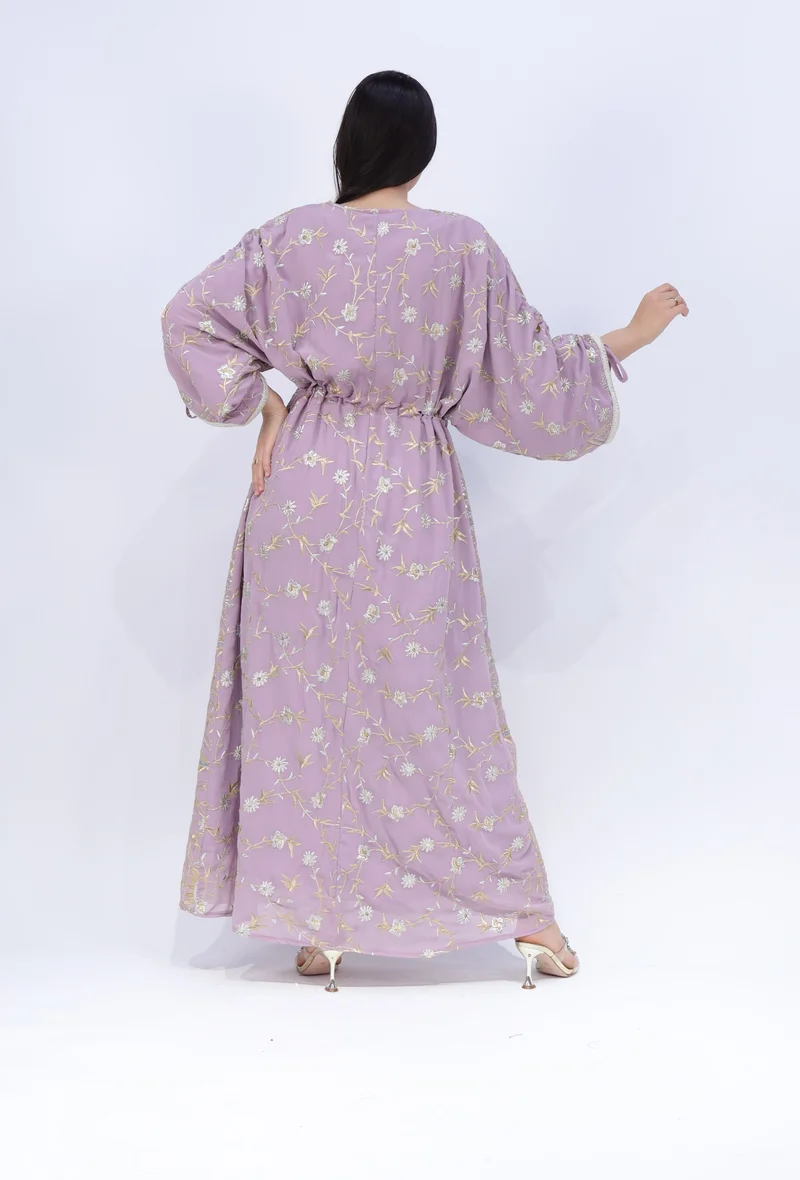 In Love Elegant Cotton Dress with beautiful embroidery – Perfect for Special Occasions