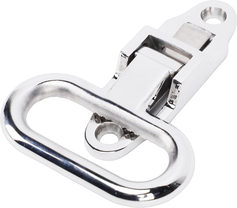 Folding Safety Step Stainless Steel Multifunctional Fold Down Utility Body Step for Ships RVs Trucks Trailers, Durable Flip Up Handle & Mast for Marine & Vehicle Use, - Image 1