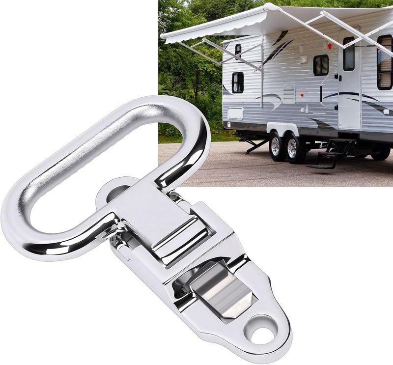Folding Safety Step Stainless Steel Multifunctional Fold Down Utility Body Step for Ships RVs Trucks Trailers, Durable Flip Up Handle & Mast for Marine & Vehicle Use, - Image 3