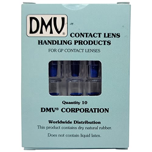 DMV Ultra Hard Contact Lens Remover Cobalt Blue Limited Edition 10 Count Pack of 1
