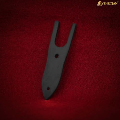 Mythrojan Horn Lucet Fork Cord Making Braiding, Handcrafting, Knitting, Weaving Tool - Ancient Cording Tool, Polished Finish - Image 3