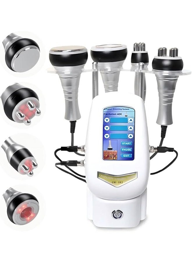 Portable 4-in-1 Radiofrequency Vacuum Liposuction Device - Professional radiofrequency skin tightening, multi-polar vacuum system, suitable for arms, waist, thighs, buttocks, and facial fat reduction and firming, non-invasive fat reduction, suitable for SPA/home facial care. - Image 1