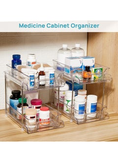 Cabinet Shelf Organizer Storage Rack Space Saving for Kitchen Counter Pantry Bathroom Cupboard Under Sink Office Table Steel Stackable Rust Resistant Heavy Duty Nonslip White (plastic, 2pc) - pzsku/ZFF548CDBC76AC397A1E7Z/45/_/1717468879/f4a15a51-de51-4beb-88db-d43af44eed1d