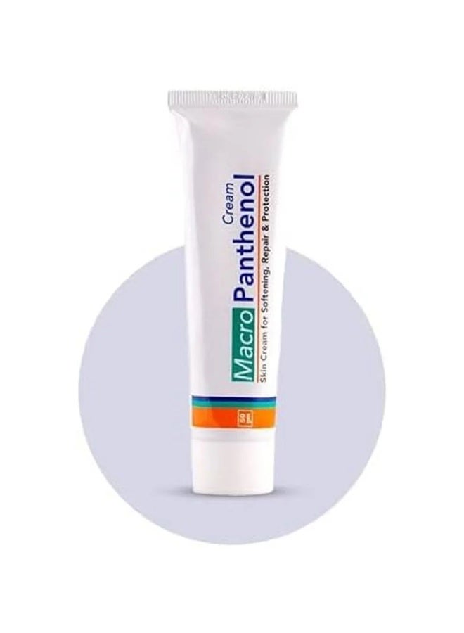 ماكرو كريم ماكرو بانثينول لتفتيح الوجه. كريم مرطب ومهدىْ لجميع أنواع البشرة , 50 غرام - Image 2
