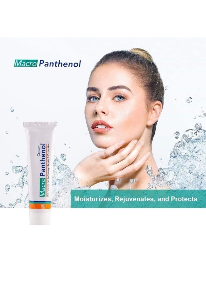 ماكرو كريم ماكرو بانثينول لتفتيح الوجه. كريم مرطب ومهدىْ لجميع أنواع البشرة , 50 غرام - Image 5