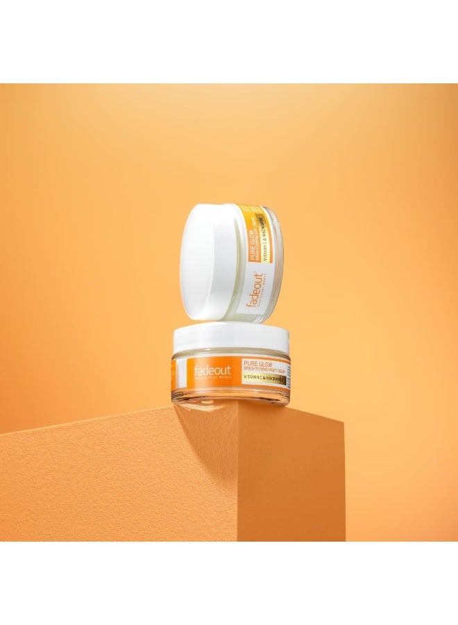 fadeout Fade Out Pure Glow Brightening Night Cream with Vitamin C, Pink Pomelo and Niacinamide 50G - Image 2
