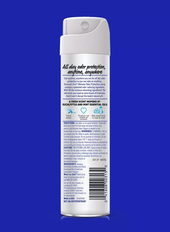 Summer's Eve Ultimate Odor Protection Feminine Freshening Spray - 2oz - Image 3
