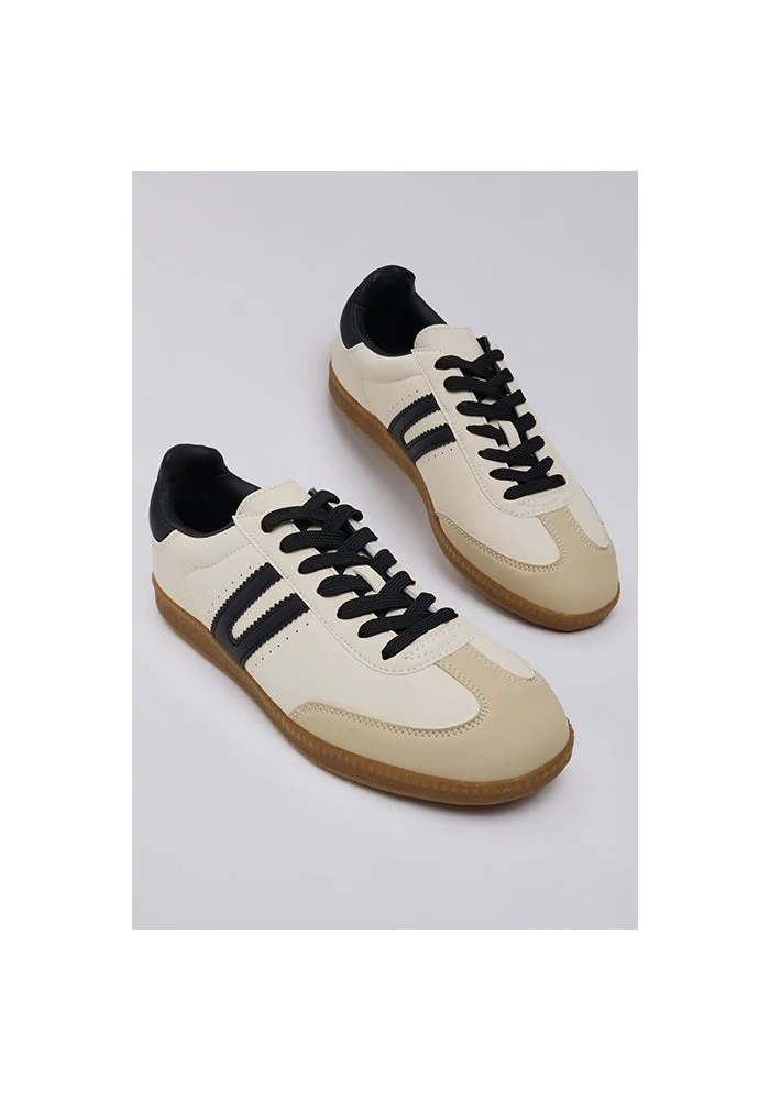 R&b  Contrast Trim Lace-Up Sneakers for Women | Best Price UAE